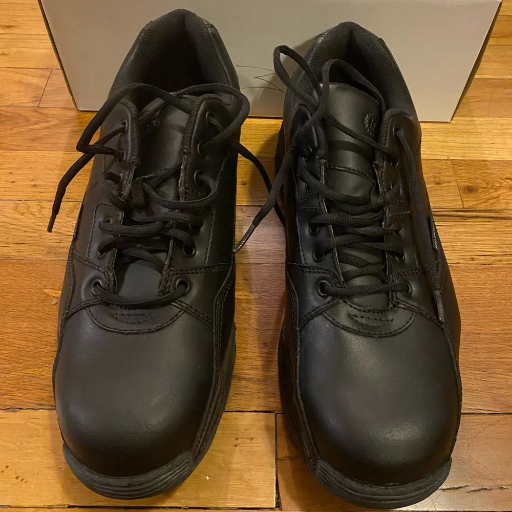 HYTEST Mens 13 3E Extra Wide Black Athletic Oxford Comp Toe Steel Toe Work Boot - Picture 4 of 12